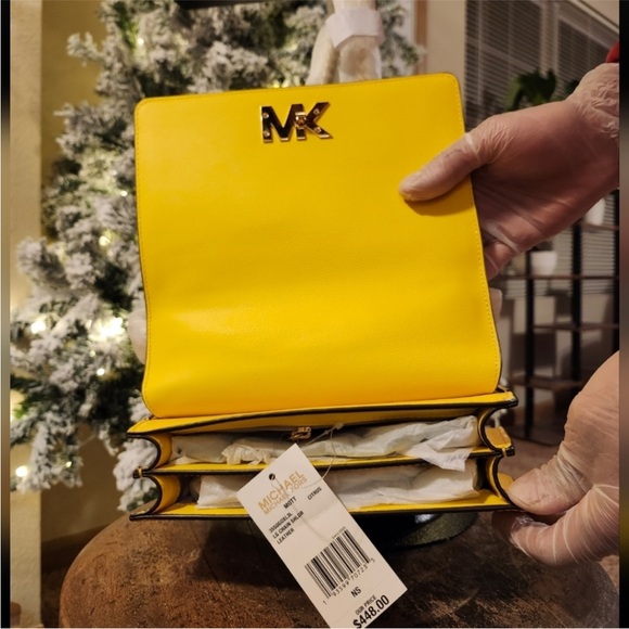 Michael Kors Vibrant Yellow Shoulder Bag - Picture 6 of 13